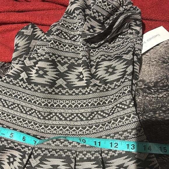Vintage style Jacquard Tribal fit and flare mini dresss Sz small - Picture 9 of 16
